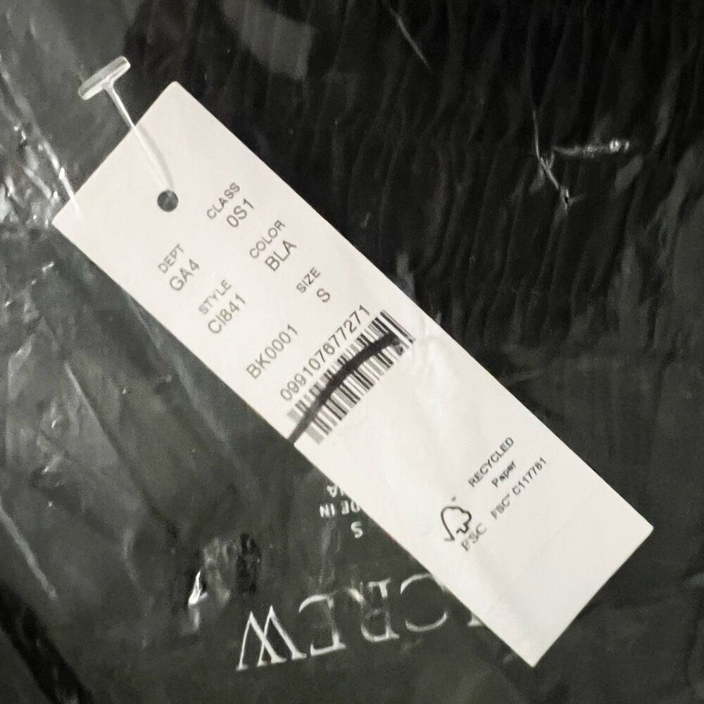 J. Crew Black Midi Dress with Puff Sleeves - Picture 7 of 9
